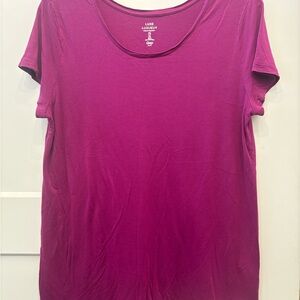 GAP Women's Magenta Short Sleeve Tee Size Large